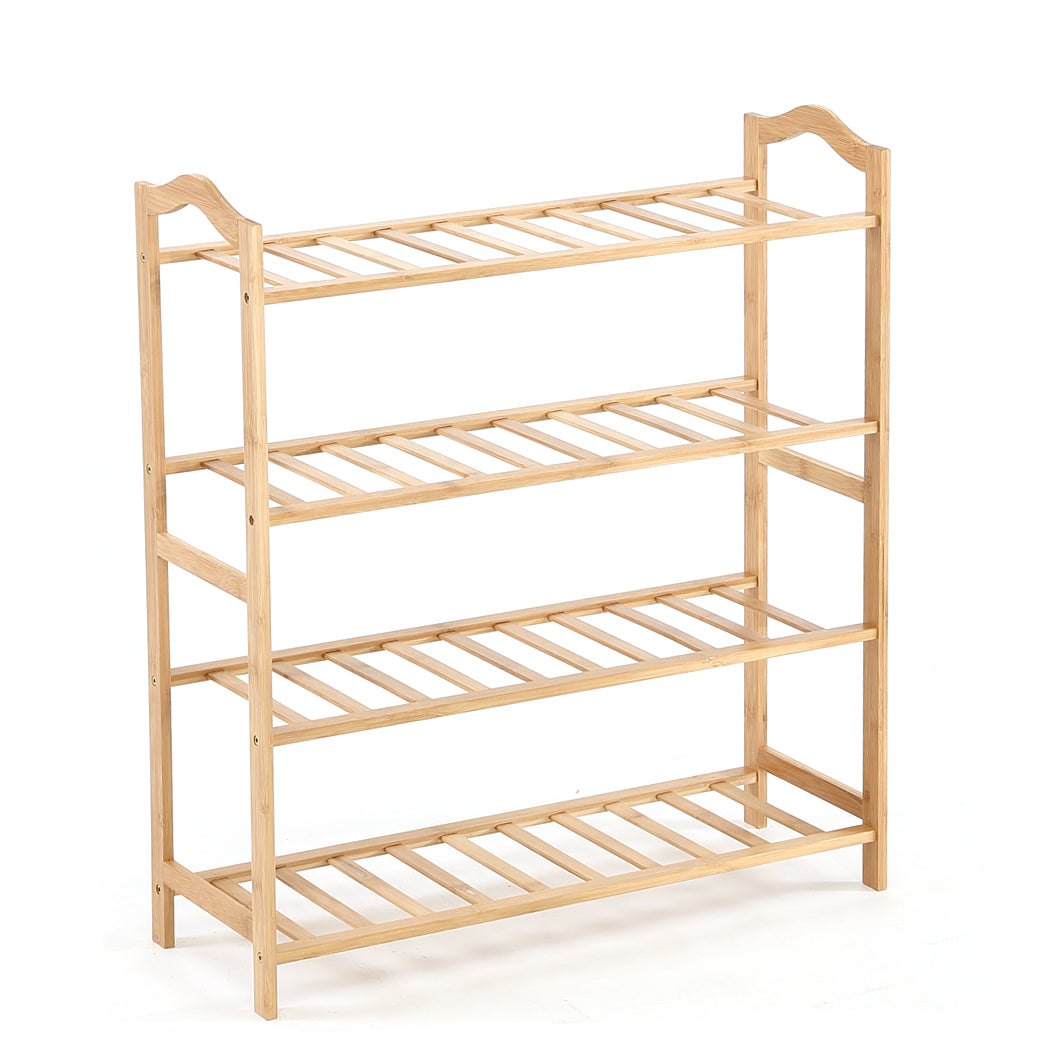 Levede Bamboo Shoe Rack Storage Wooden-1954802688382341120