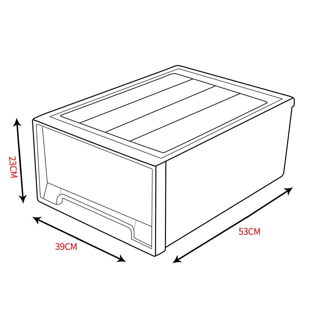 2x Storage Boxes Drawer Weighted Blanket-1910112534891991042