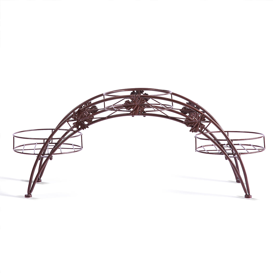 Levede Plant Stand Outdoor Indoor Metal Bronze-1954802339323973635