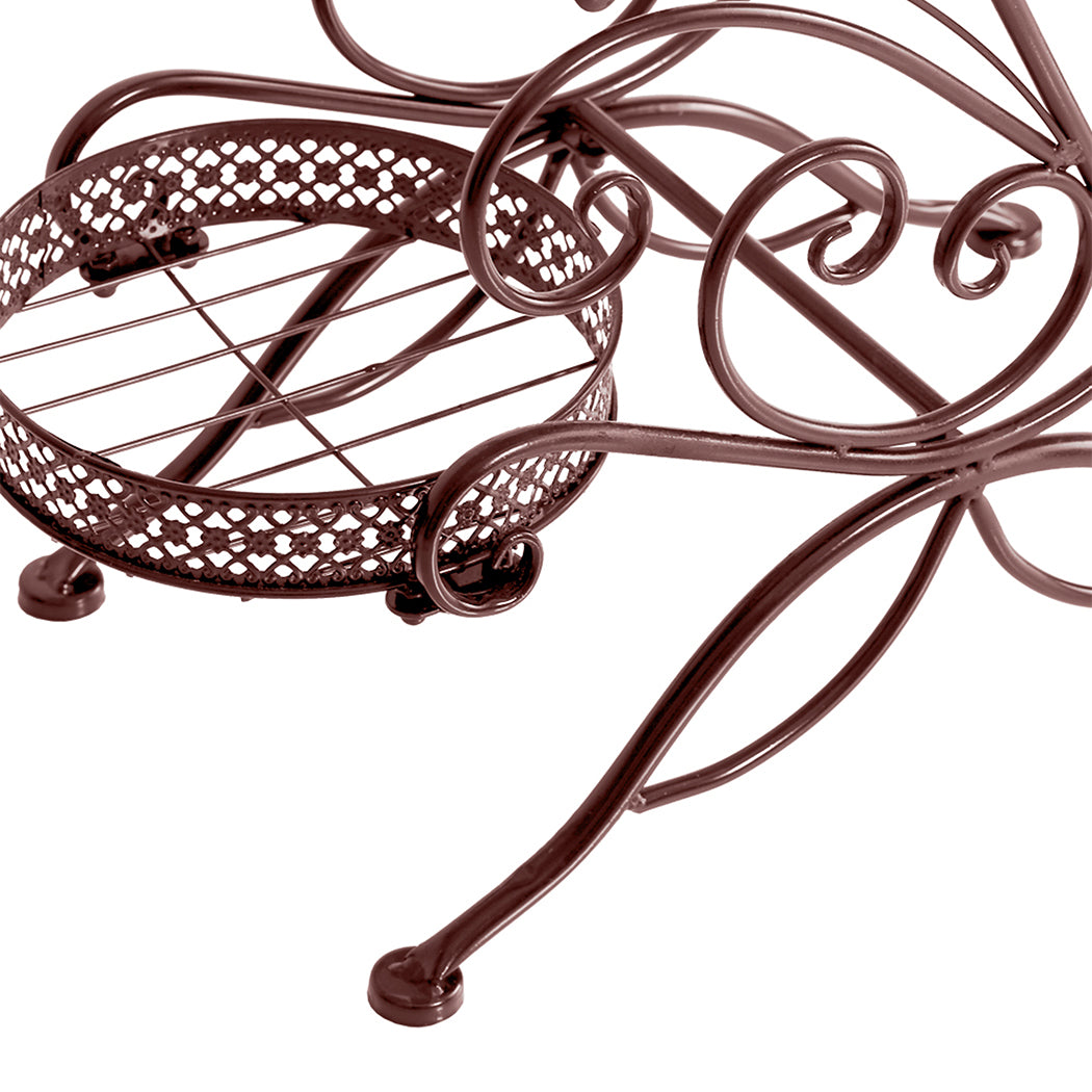 Levede Plant Stand Outdoor Indoor Metal Bronze-1910112335981318147