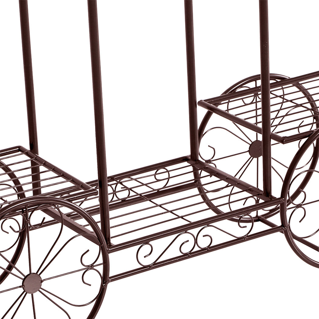 Levede Plant Stand Outdoor Indoor Metal Bronze-1910112336304279556