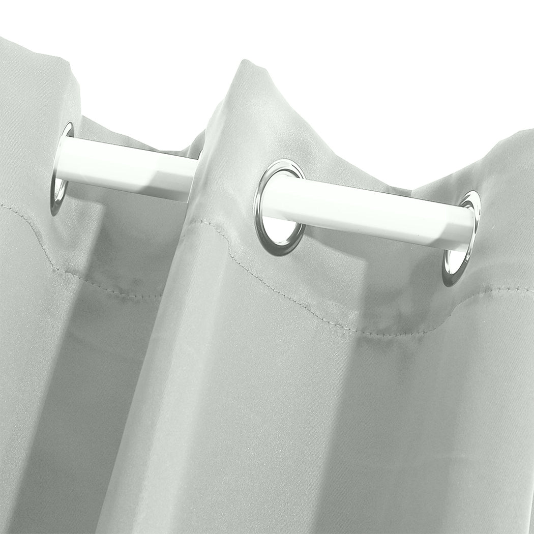 2x Blockout Curtains Panels 3 Layers Green-1910113266256973829