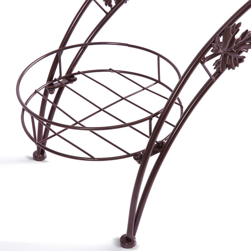 Levede Plant Stand Outdoor Indoor Metal Bronze-1954802339323973638