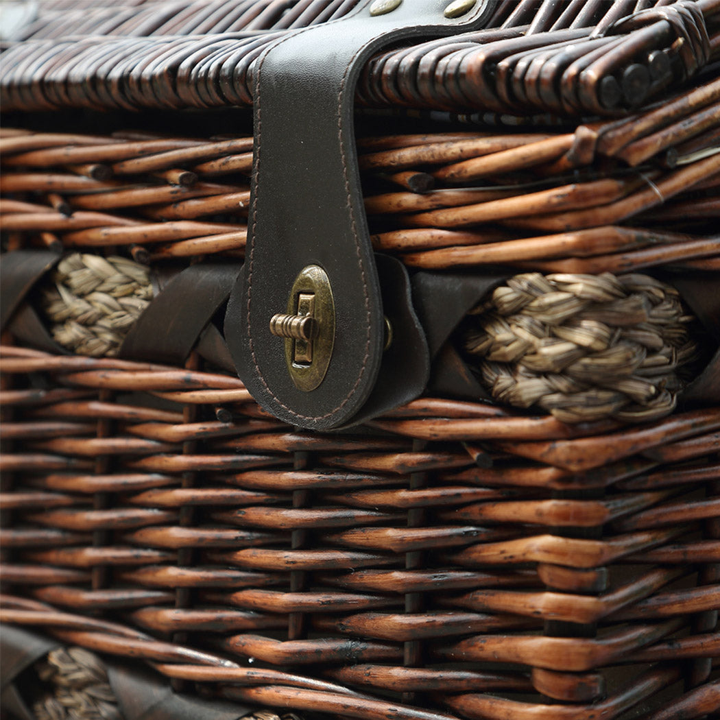 2 Person Picnic Basket Willow Baskets-1919892909658869766