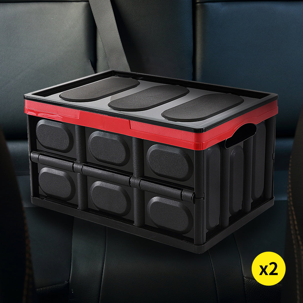 Car Boot Organiser Trunk Organizer Collapsible 50 Litre-1919892836694757383