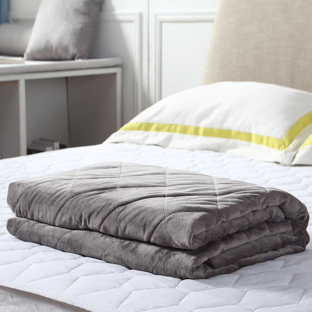 DreamZ 5KG Anti Anxiety Weighted Blanket Grey 5KGS-1910113219356266503