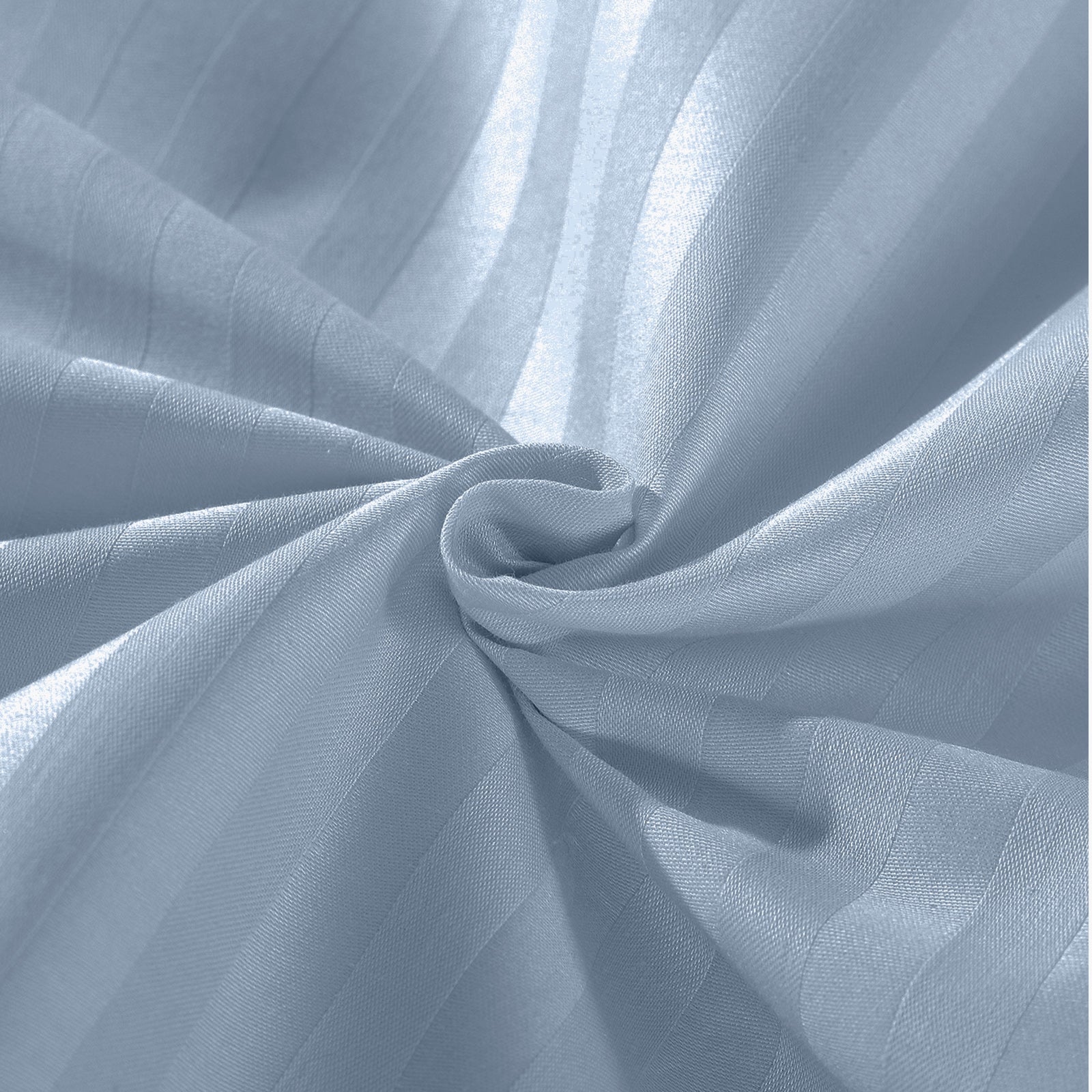 Royal Comfort 1200TC COTTON STRIPE -3PC FITTED COMBO SETS QUEEN CHAMBRAY-1951134877302788103