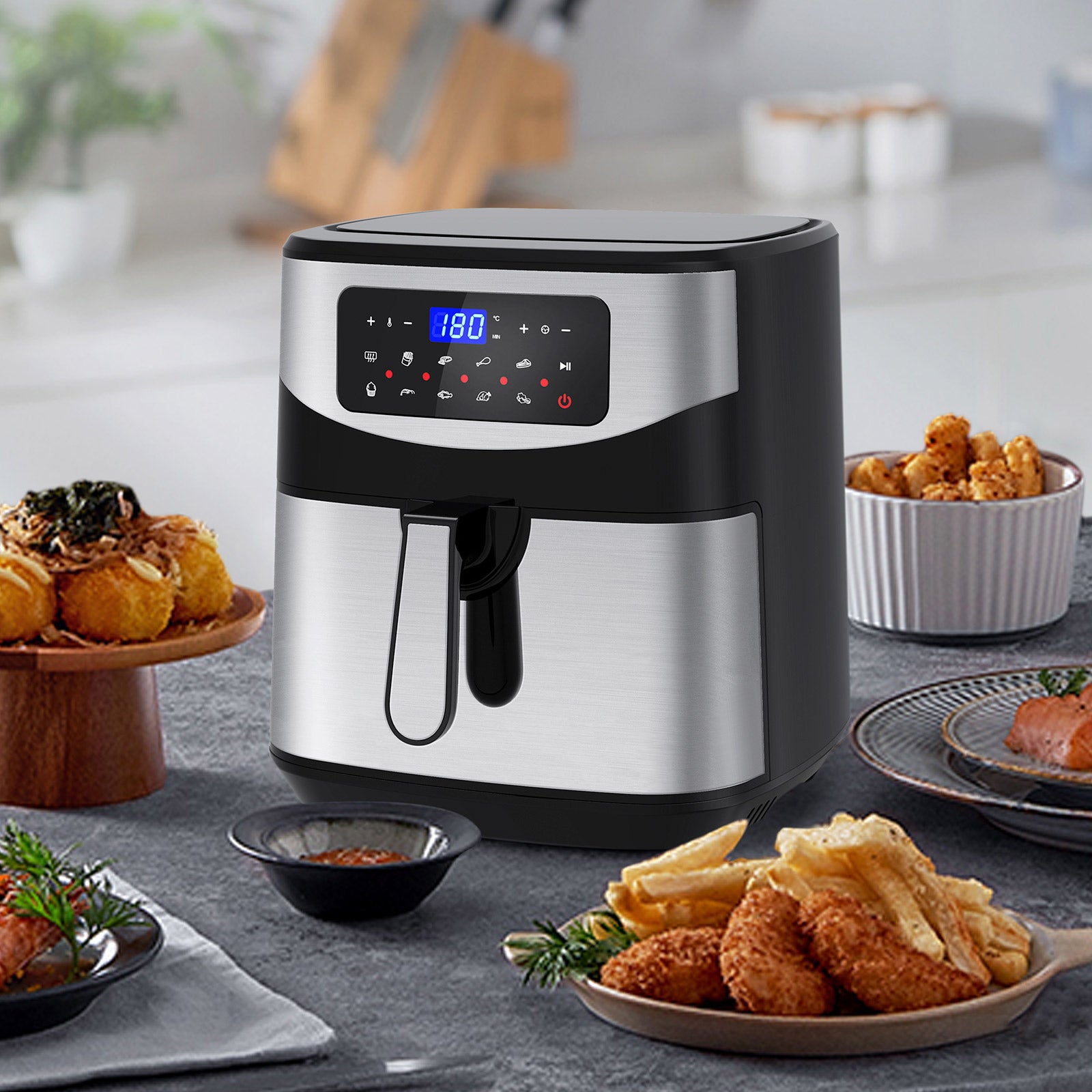 Kitchen Couture Digital 12L Air Fryer - Silver-1951134804376424452