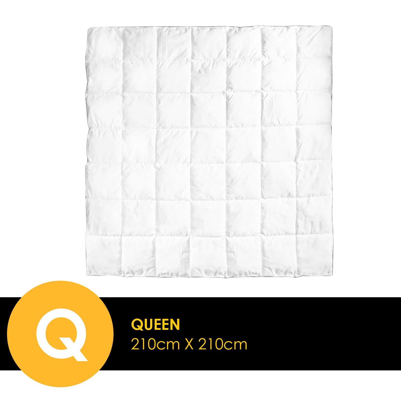 Royal Comfort Luxury Bamboo 250GSM Quilt - Queen-1951134843094044674