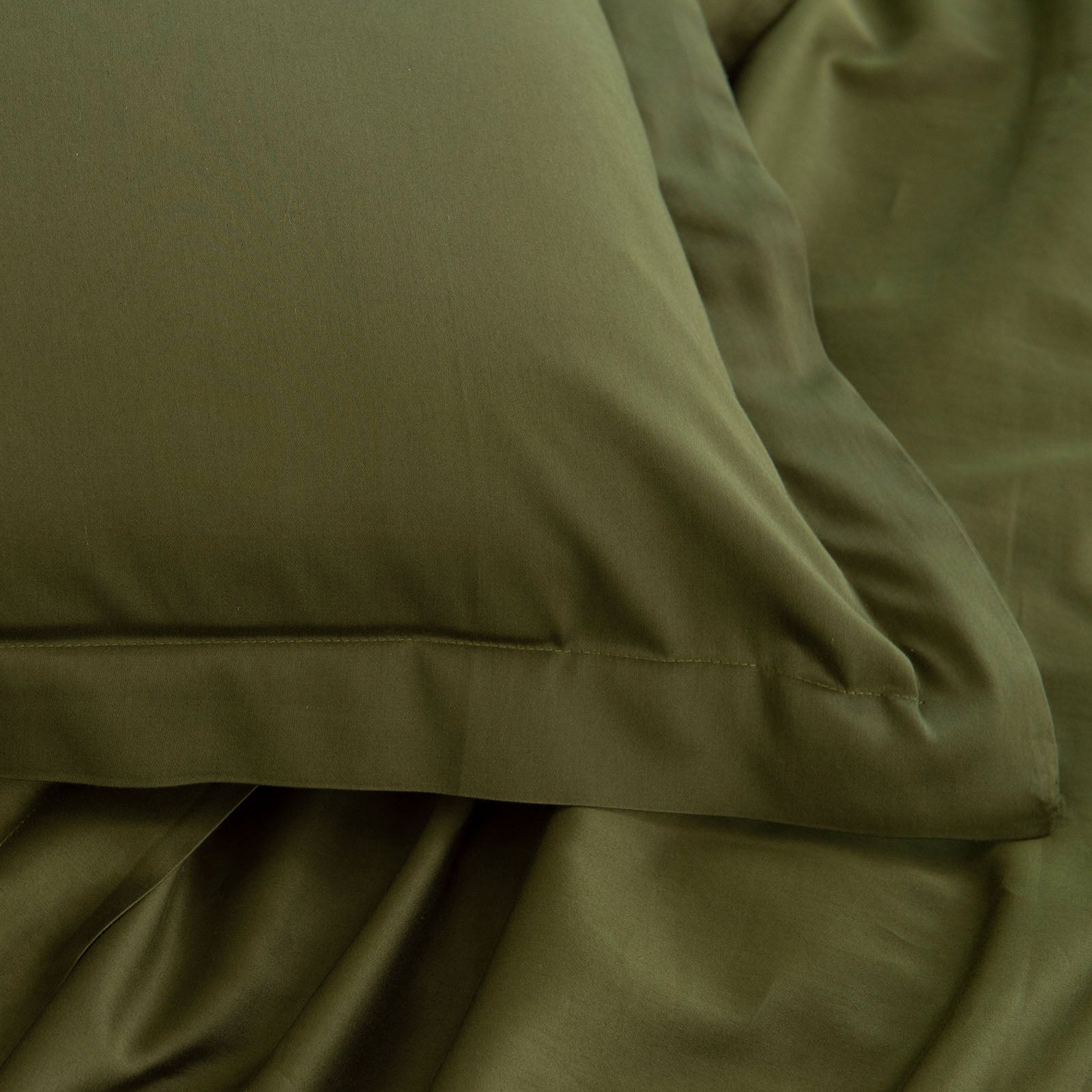 Royal Comfort - Balmain 1000TC Bamboo cotton Quilt Cover Sets (King) - Olive-1951134830389497860