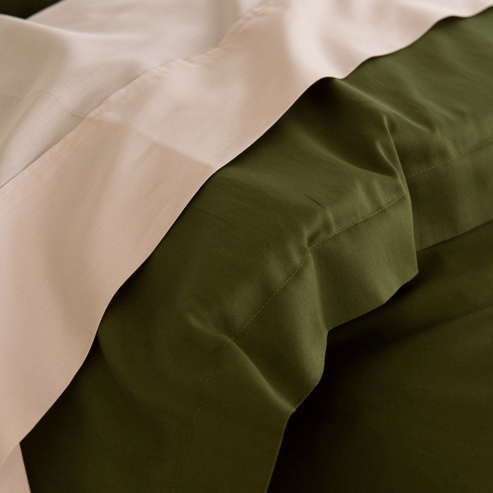 Royal Comfort - Balmain 1000TC Bamboo cotton Quilt Cover Sets (King) - Olive-1951134830389497861