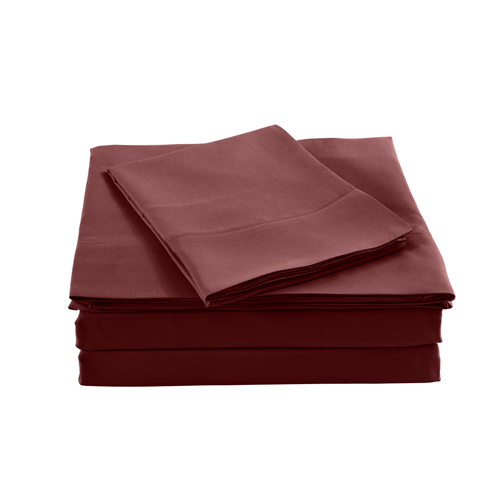 Royal Comfort Blended Bamboo Sheet Set Malaga Wine - Queen-1951134881874579458