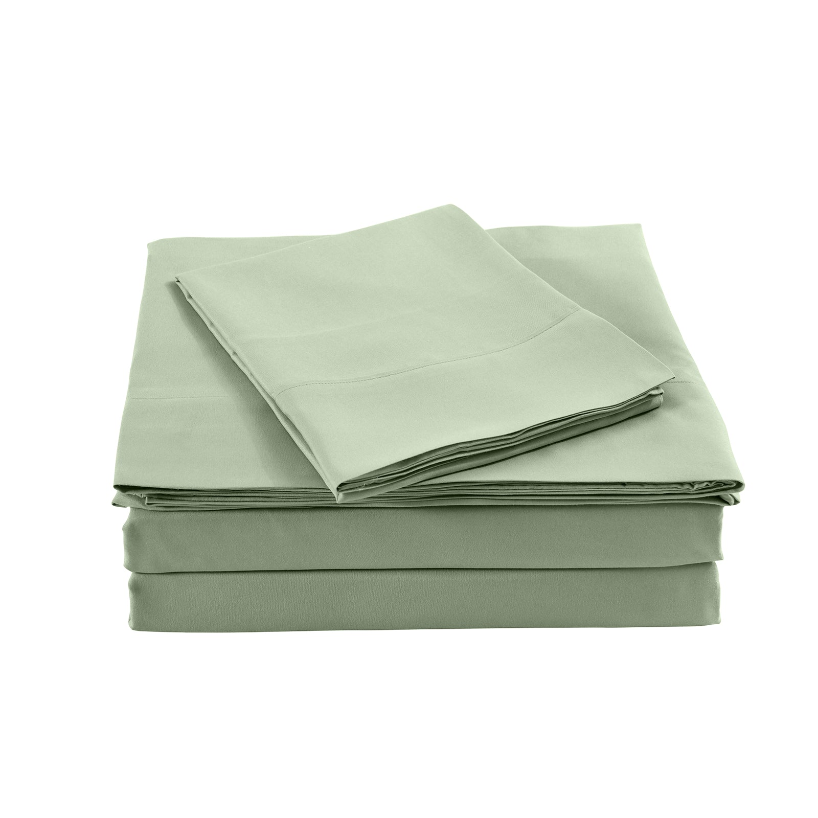 Royal Comfort Blended Bamboo Sheet Set Sage Green - King-1951134882432421889