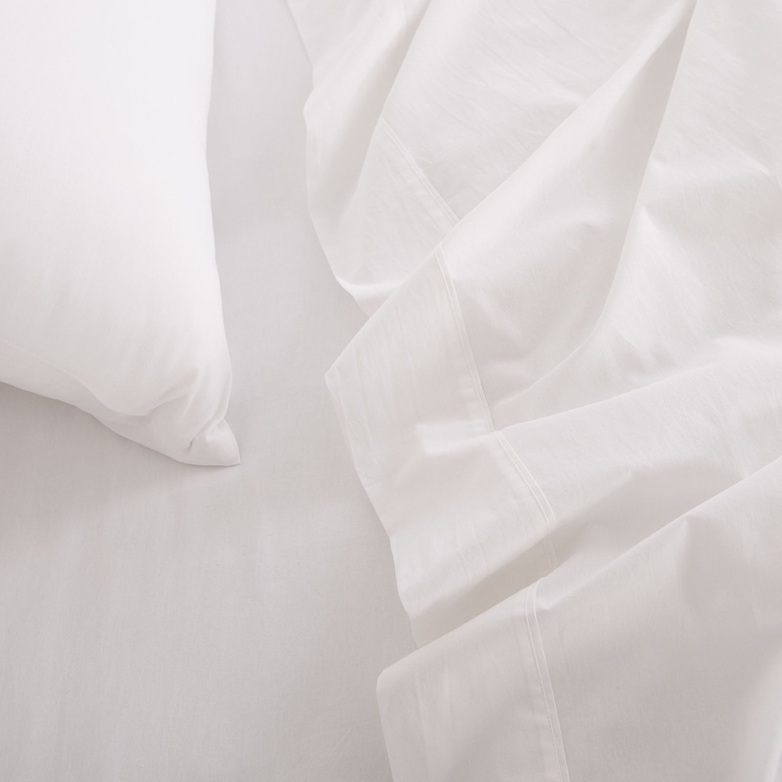 Royal Comfort Vintage Washed 100% Cotton Sheet Set Queen - White-1951134888623214599
