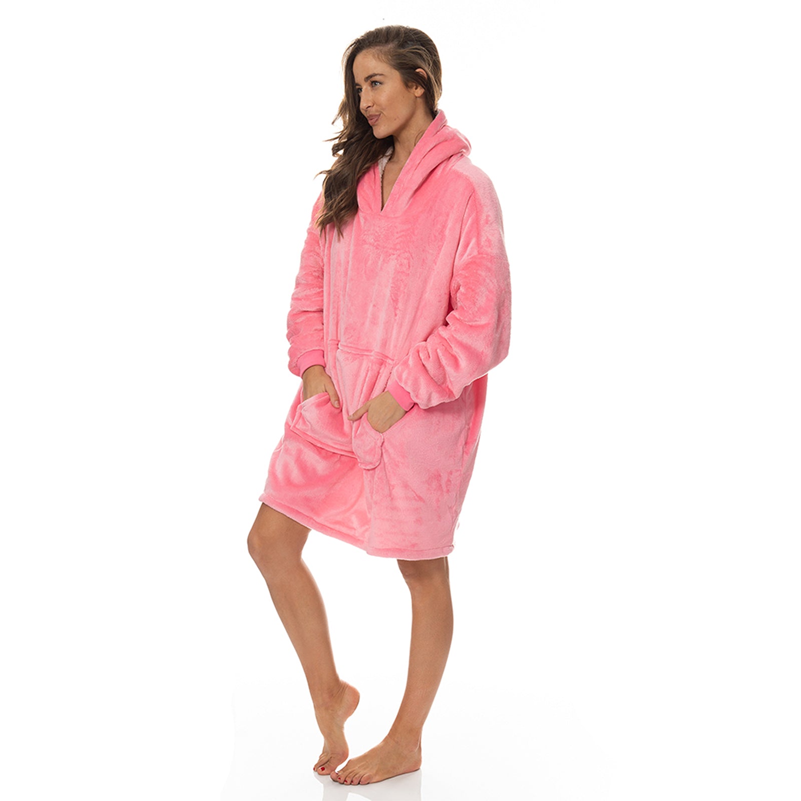 Royal Comfort Snug Hoodie - Pink-1951134893354389506