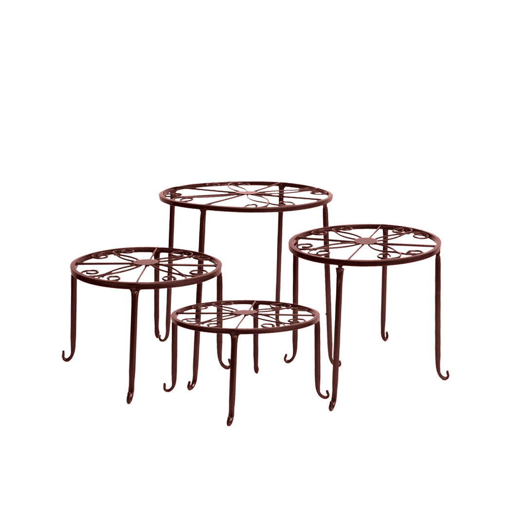 Levede Plant Stand Outdoor Indoor Metal Bronze-1910112336757264384