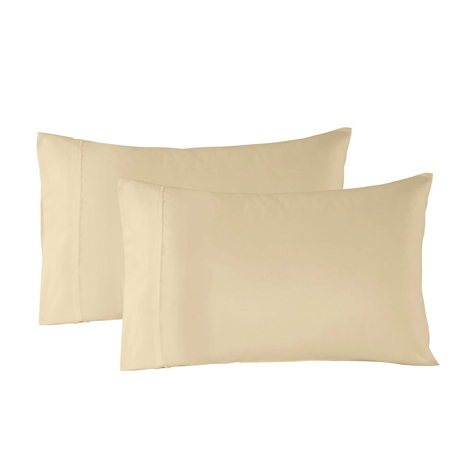 Royal Comfort Blended Bamboo Quilt Cover Set - King - Dark Ivory-1951134820411248644