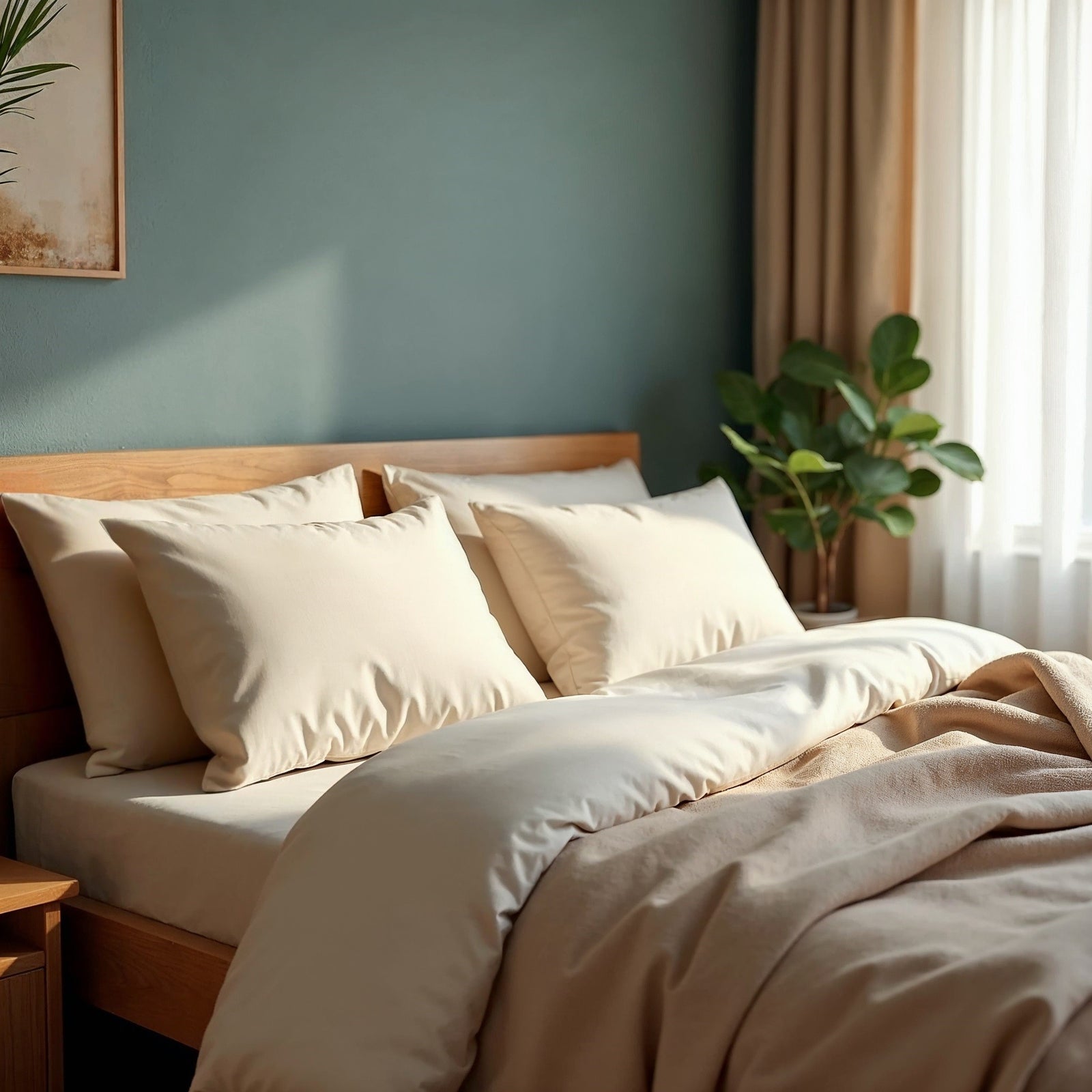 Royal Comfort 1000TC Cotton Blend Quilt Cover Sets King - Pebble-1951134822508400641