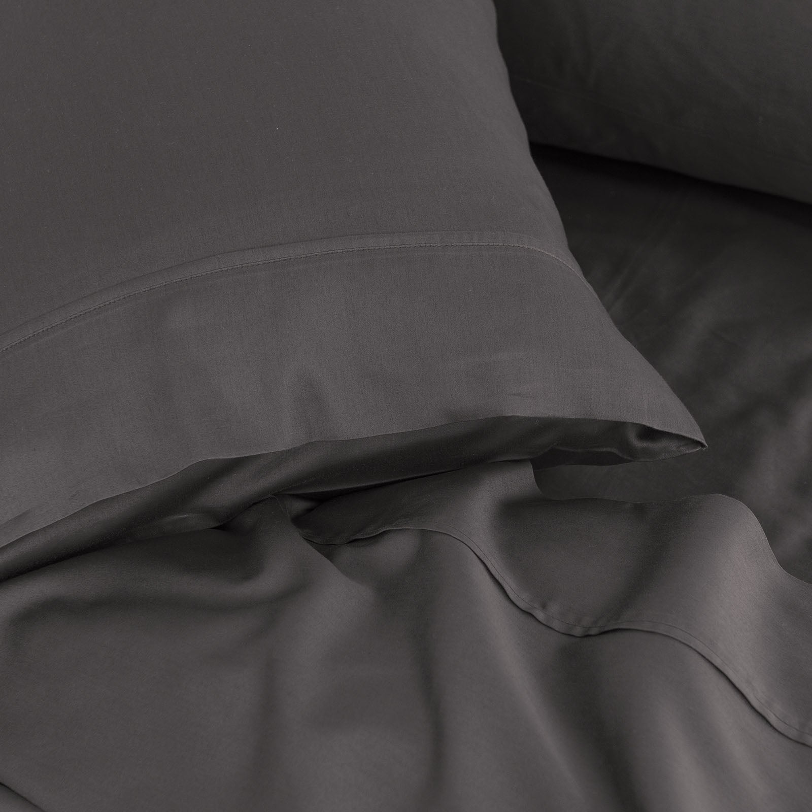 Royal Comfort - Balmain 1000TC Bamboo cotton Sheet Sets (Queen) - Pewter-1951134852841607172