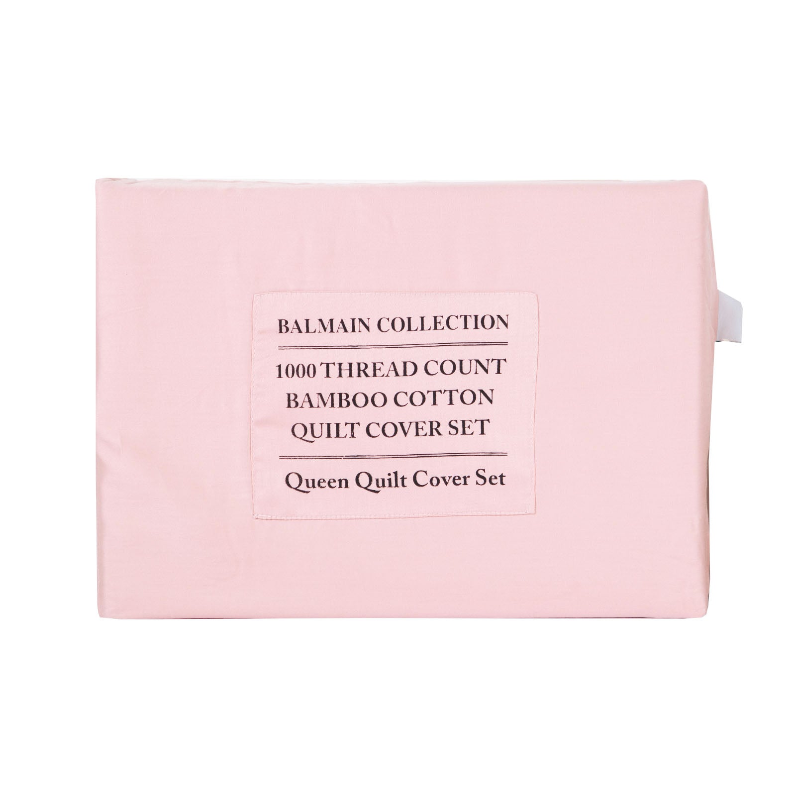 Royal Comfort - Balmain 1000TC Bamboo cotton Quilt Cover Sets (Queen) - Blush-1951134823833800711