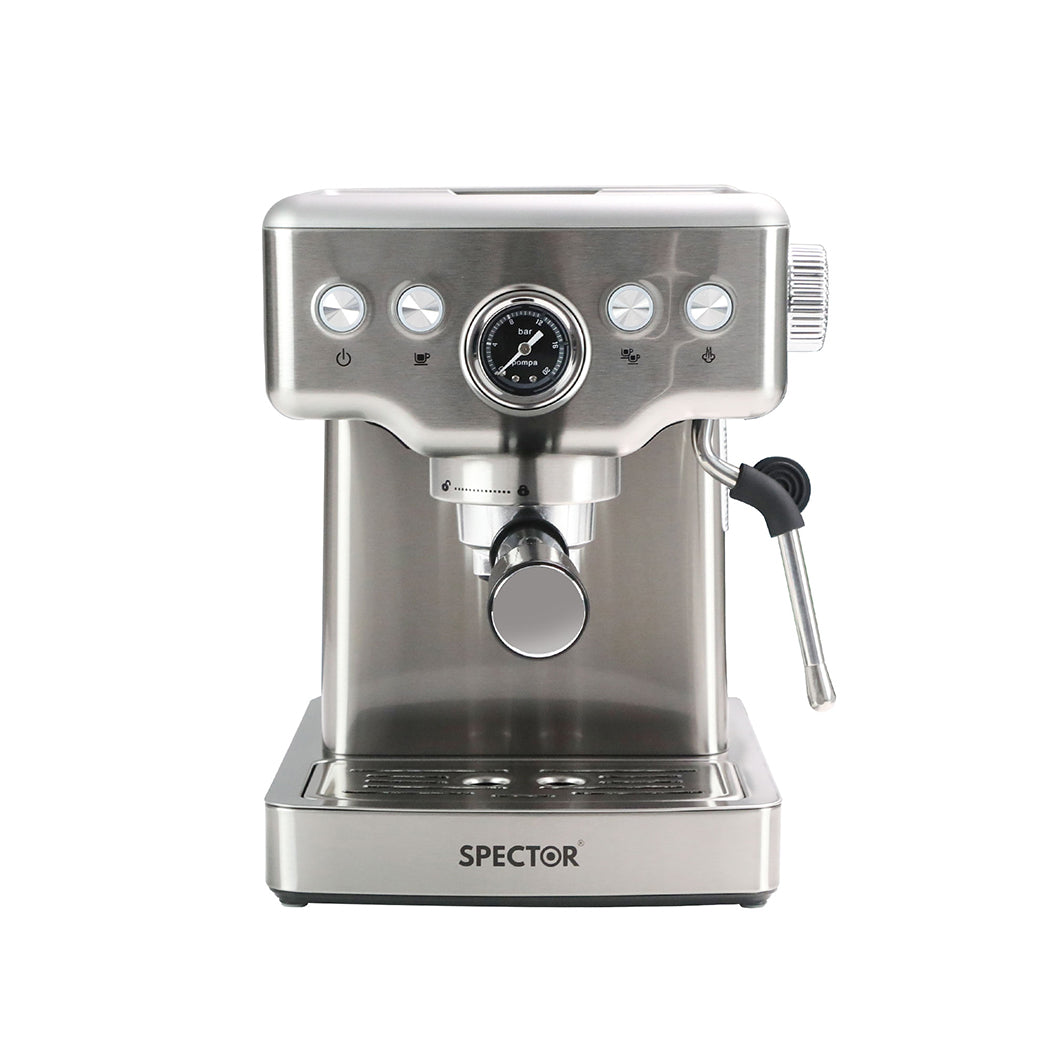 Spector 20 Bar Coffee Machine Espresso Maker with Milk Frother-1954803001893982209