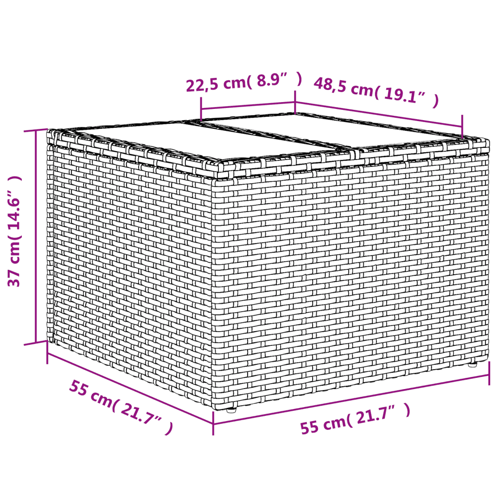 13 Piece Garden Sofa Set with Cushions Grey Poly Rattan