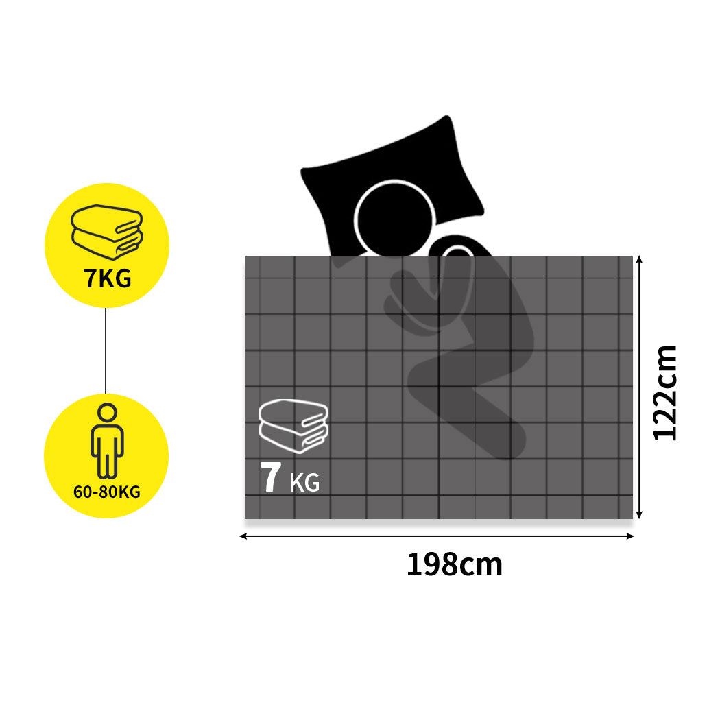 DreamZ Weighted Blanket Heavy Gravity Single 7KGS-1910113225182154754