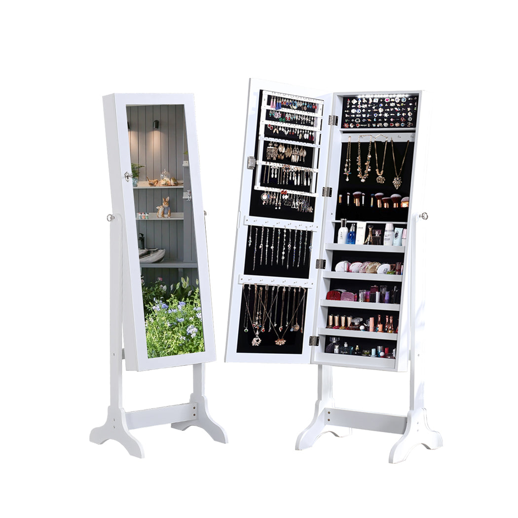 Levede Mirrored Jewellery Holder Dressing-1917016722989256704