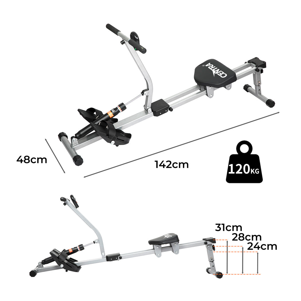 Centra Hydraulic Rowing Machine 12 Levels-1954802604055859202