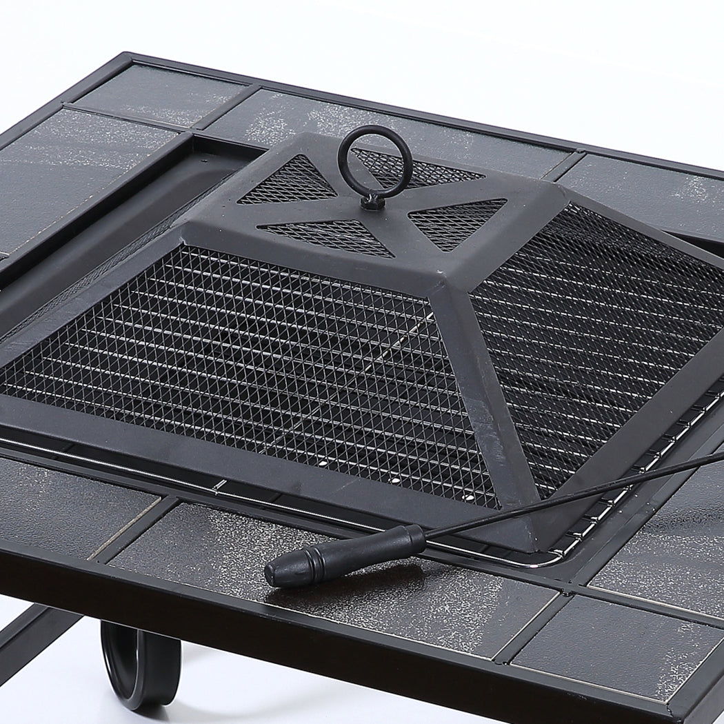 30" 3in1 Garden Steel Fire Pit Brazier-1910112943043907587