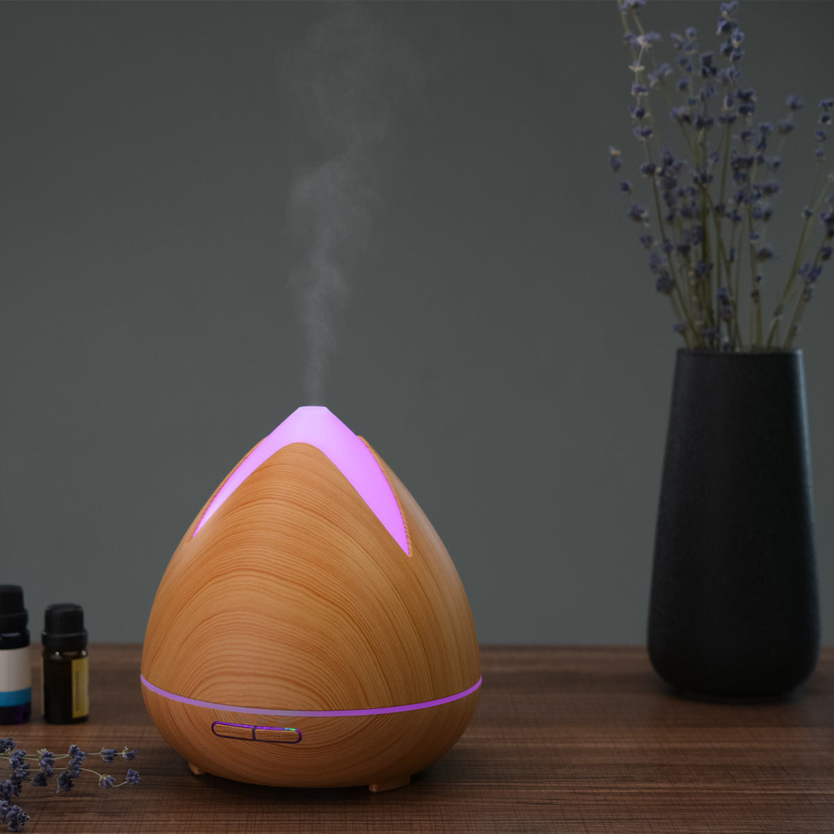 PureSpa Ultrasonic Diffuser - Light Wood-1951134805810876423