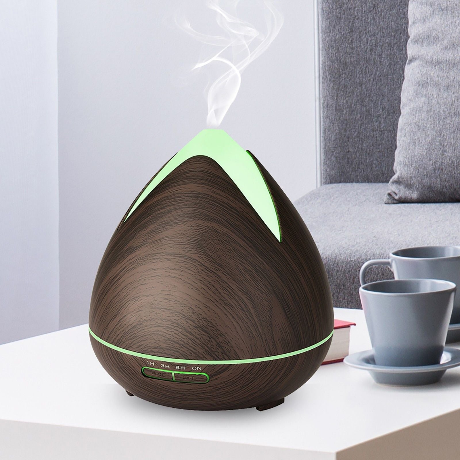 PureSpa Ultrasonic Diffuser - Dark Wood-1951134805995425797