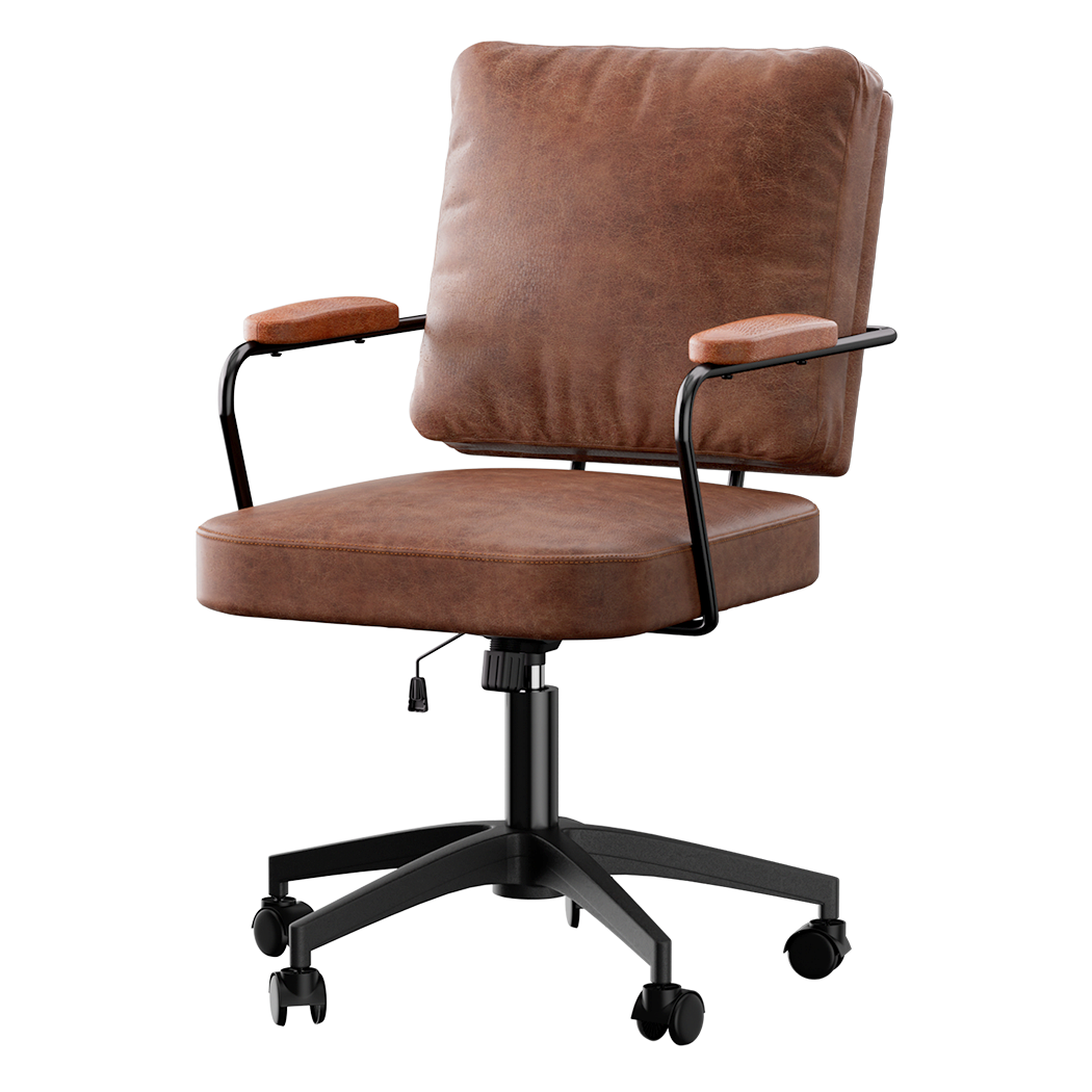 Levede Office Arm Chair Leather Executive Chairs-1954802475714351112