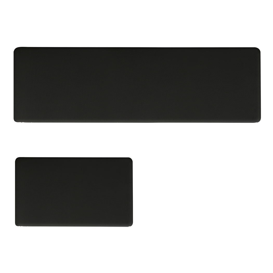 Marlow Kitchen Rug 2PCS Non Slip Anti Fatigue Mat Black-1954802461055258632