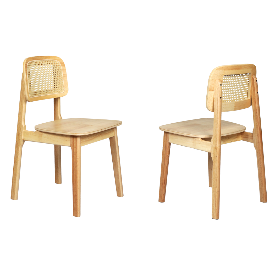 Levede 6x Rattan Dining Chair Wooden Kitchen Chair-1973194183187501064
