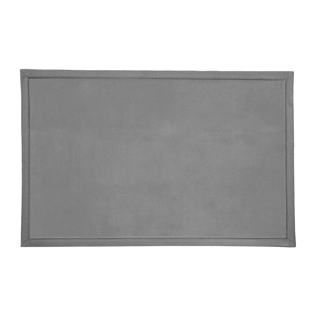 Marlow Coral Velvet Area Rugs Large Mat 120x200cm Grey-1954802461621489672