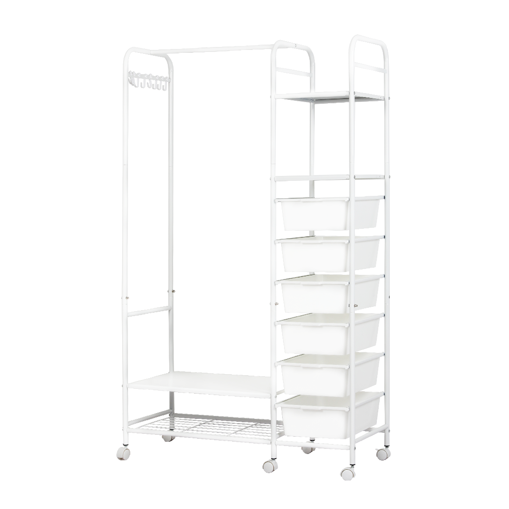Levede 94CM Clothes Rack Stand Heavy Duty Hanging-1954802470706352136