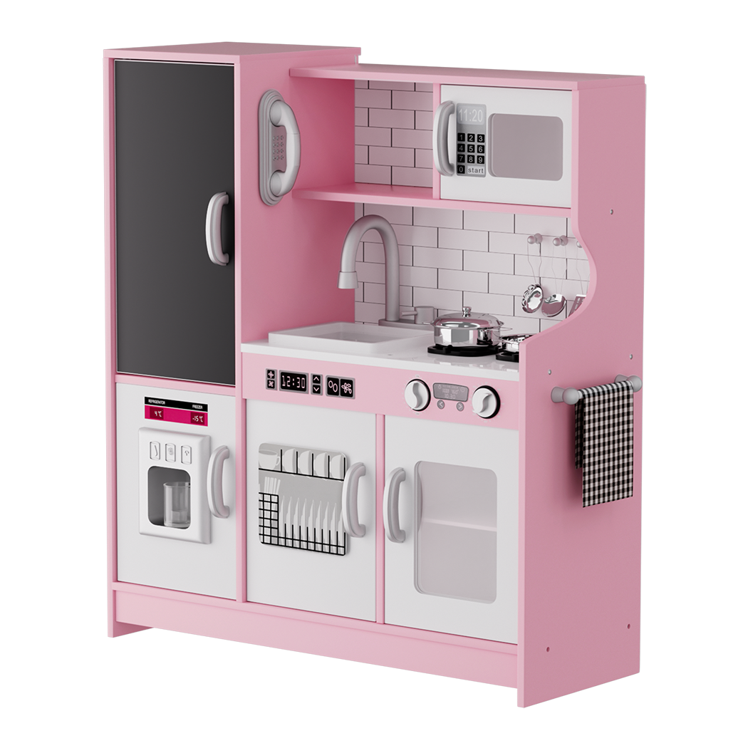 Bopeep Kids Kitchen Set Wooden Pretend Play Cooking Toy-1954802473877245960