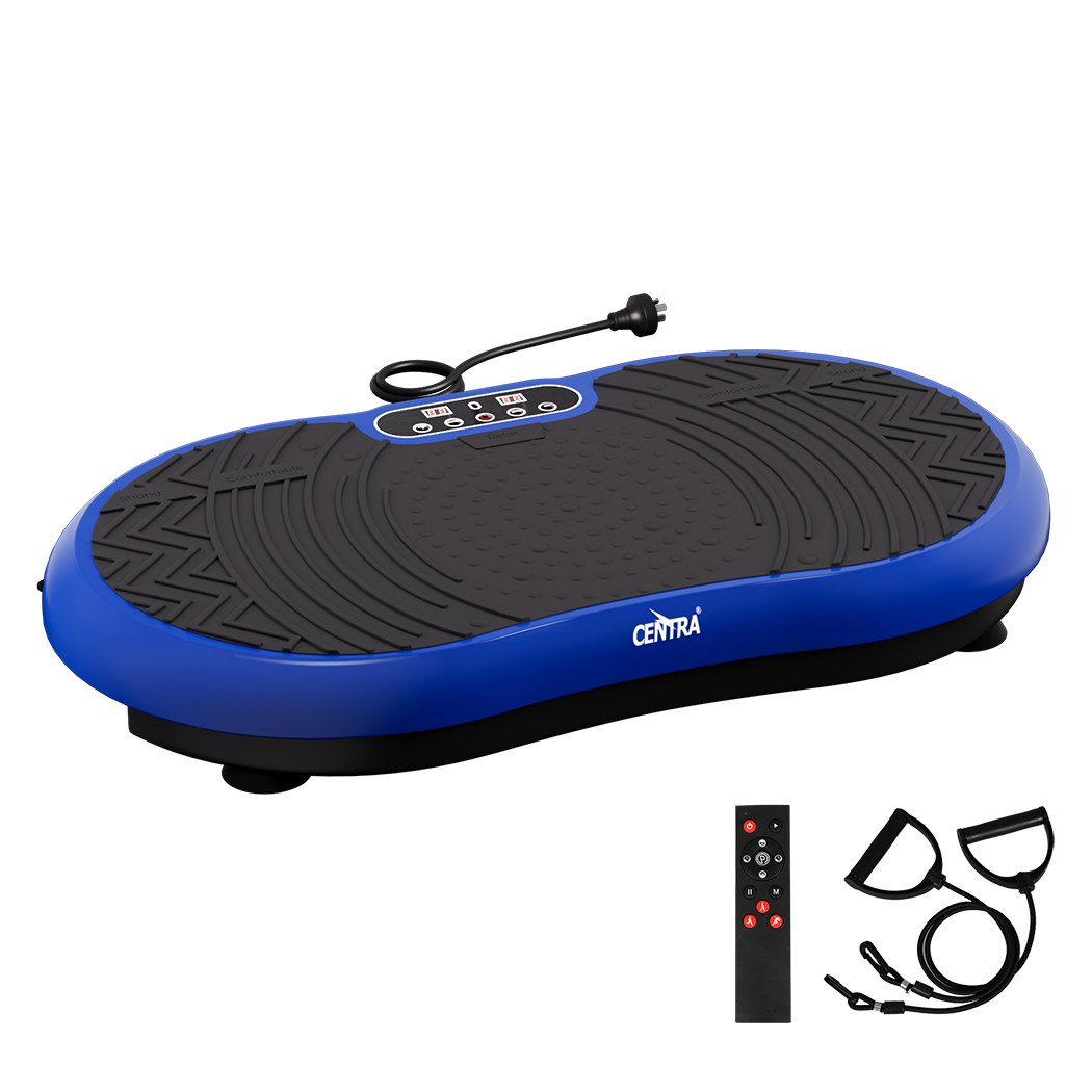 Centra Vibration Plate Train Exercise Machine Blue-1973193544604717064