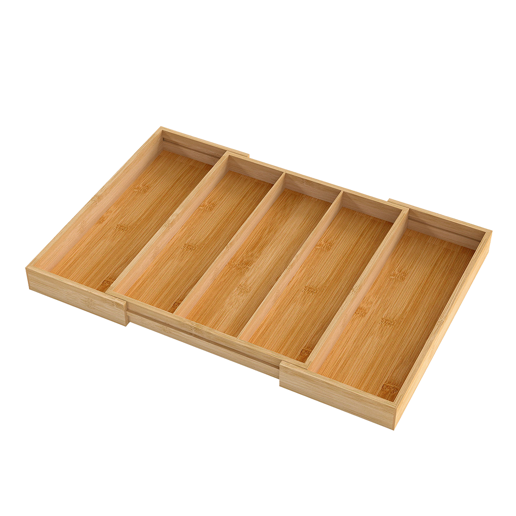 Toque Bamboo Expandable Kitchen Drawer Organizer Storage-1973193600950997000