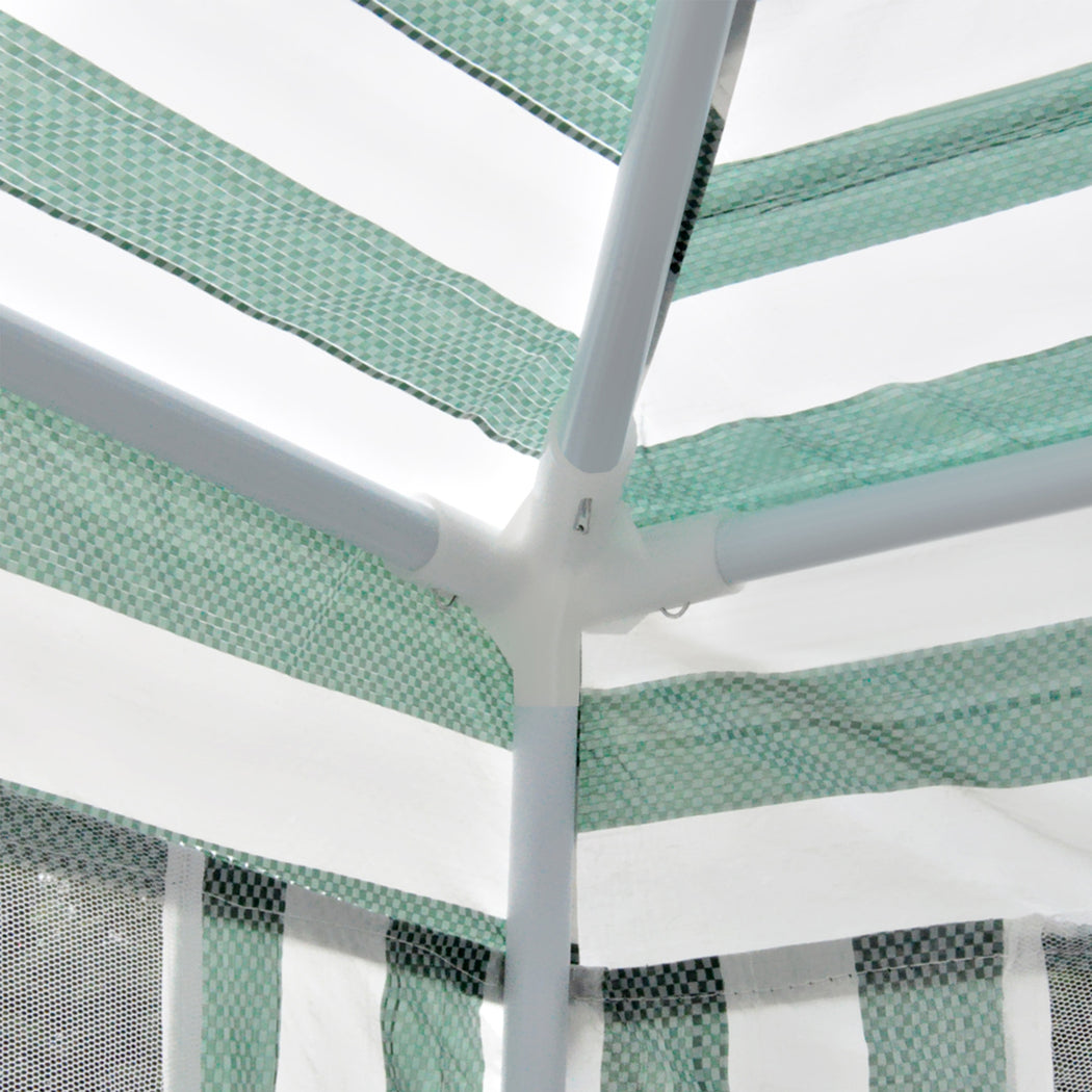Mountview Gazebo Marquee 3x3m Mesh Side-1910112594954424324