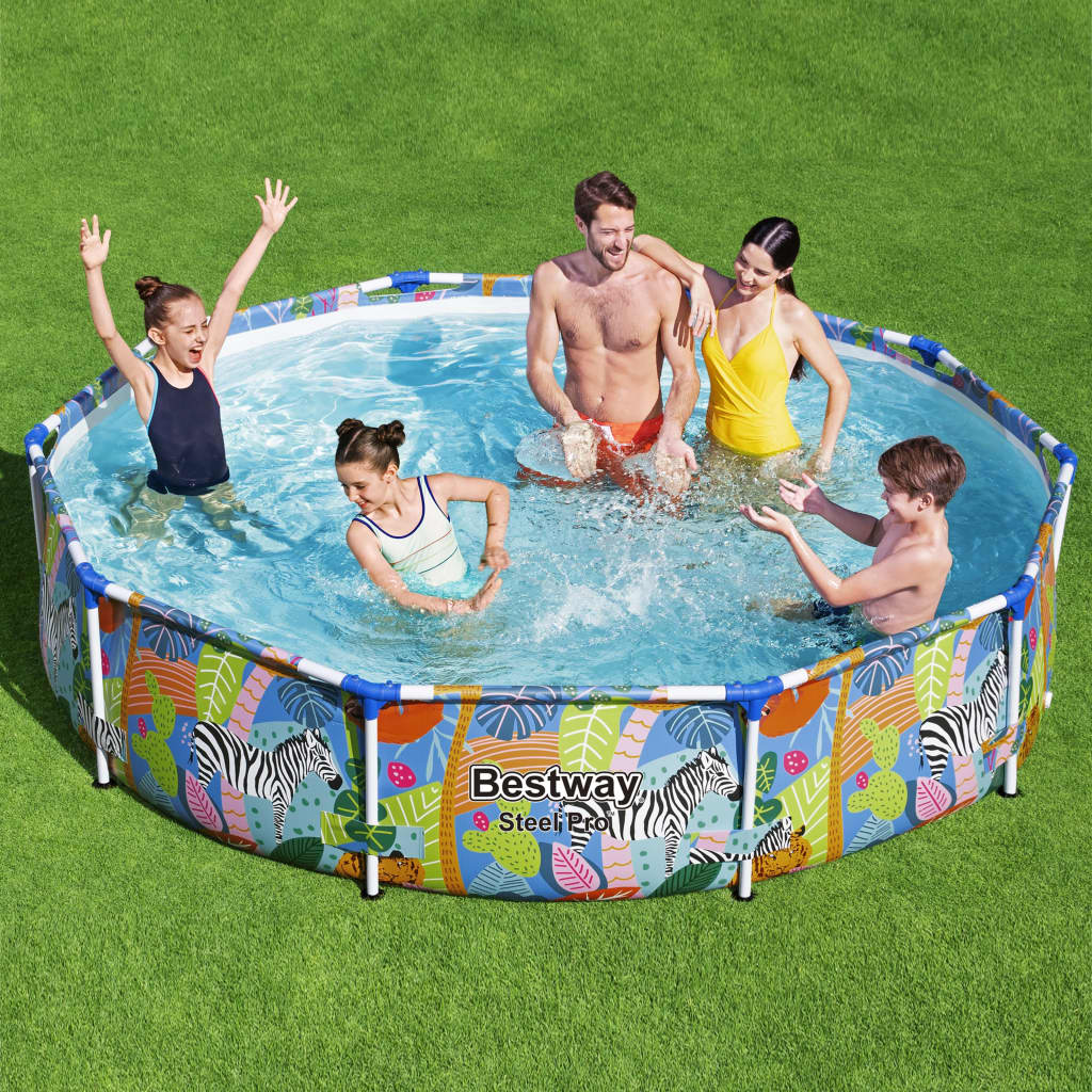Steel Pro Above Ground Swimming Pool 305x66 cm