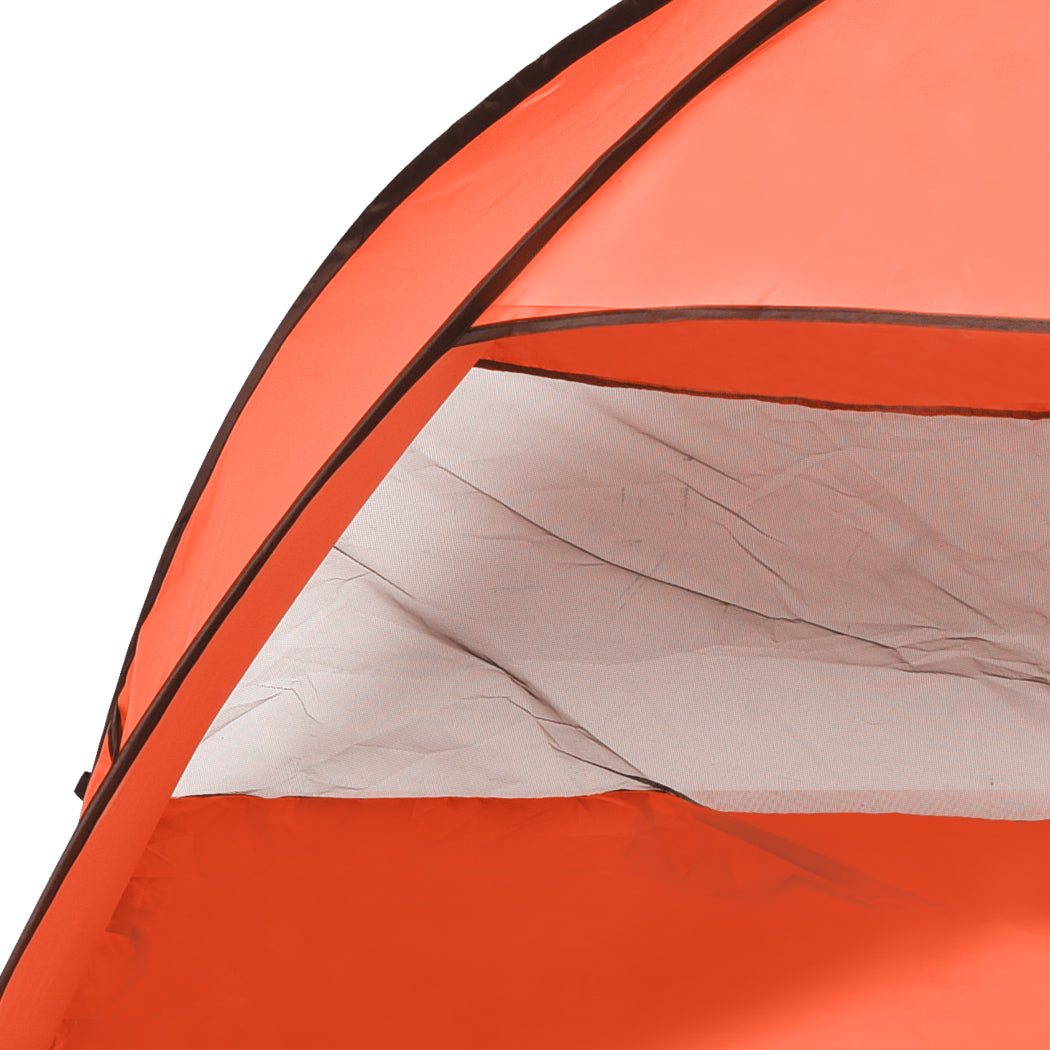 Mountview Pop Up Beach Tent Caming Portable Orange-1954802642060447749