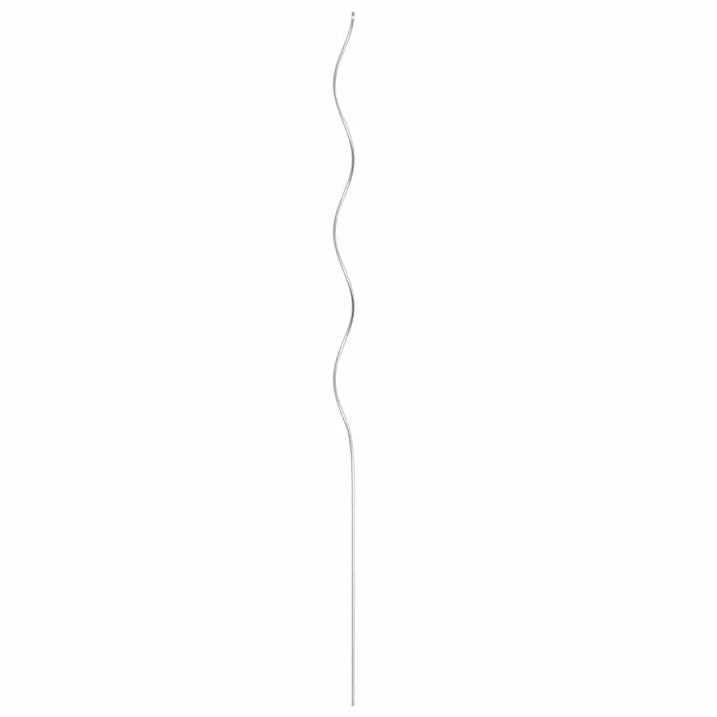 20 pcs Spiral Plant Supports 110 cm Galvanised Steel