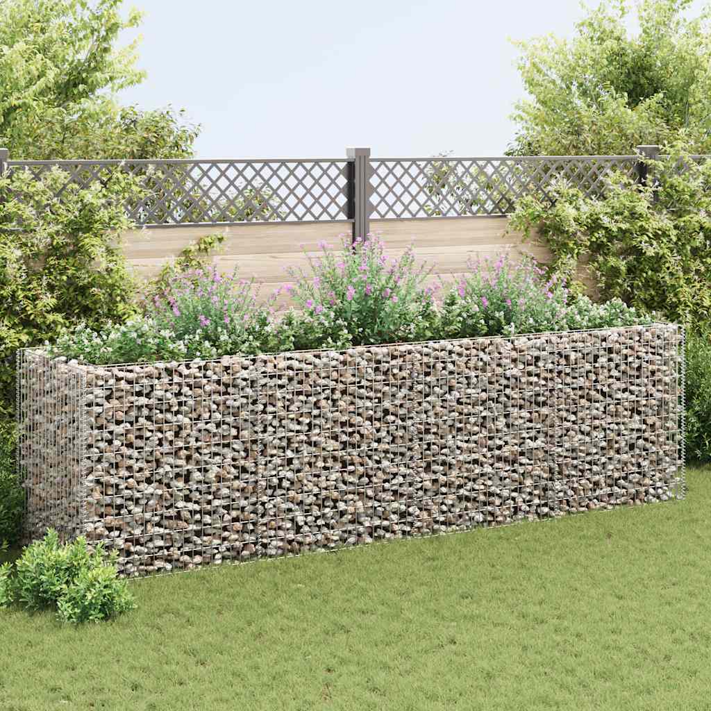 Gabion Raised Bed Steel 360x90x100 cm