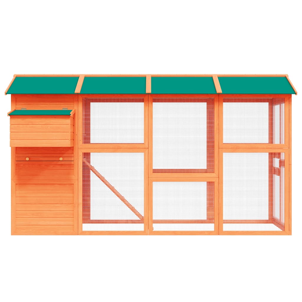 Chicken Coop Wood 295x163x170 cm