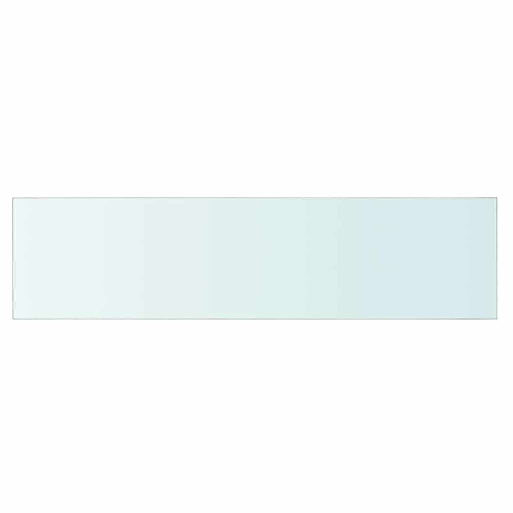 Shelf Panel Glass Clear 80x20 cm