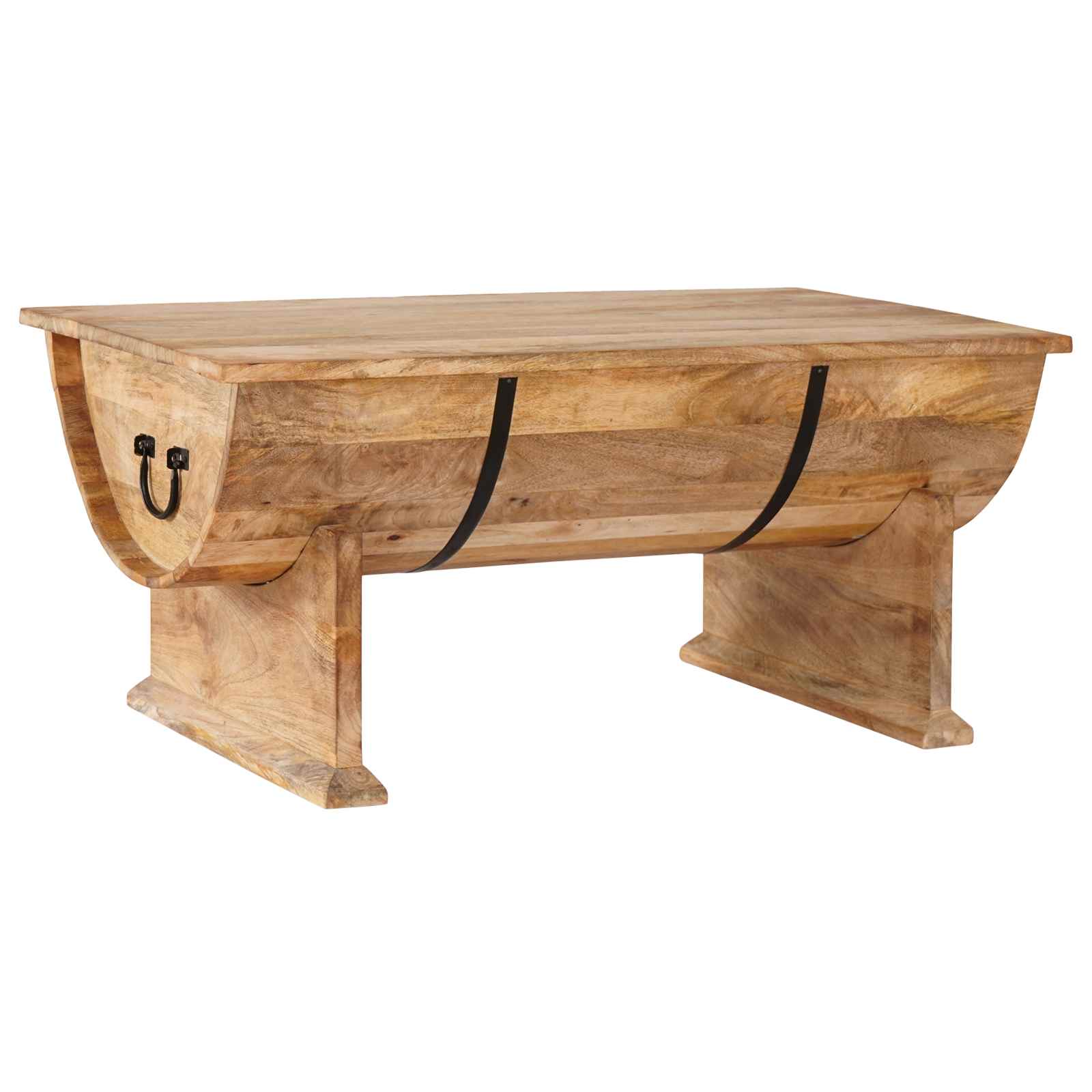Coffee Table Solid Mango Wood 88x50x40 cm