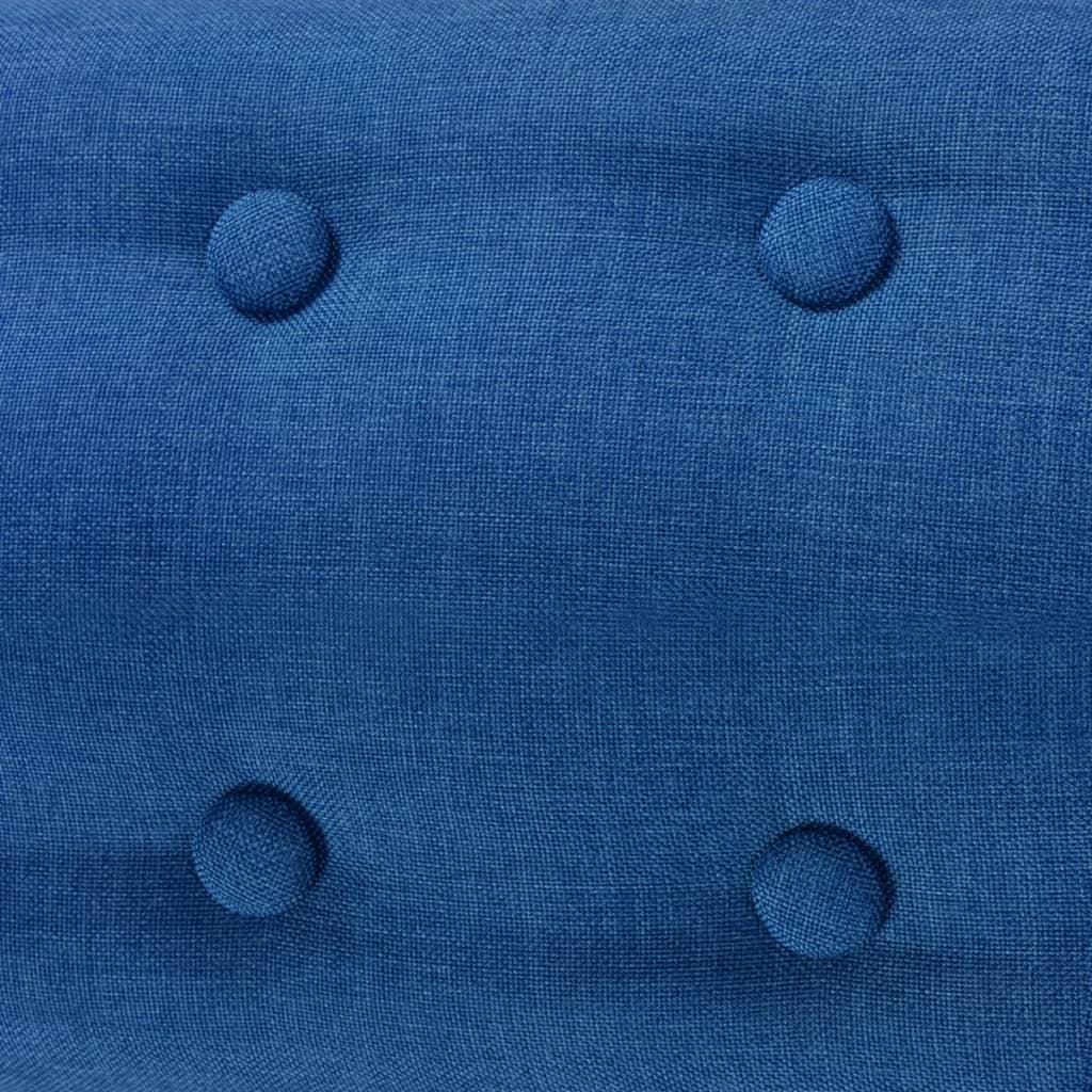 Armchair Blue Fabric