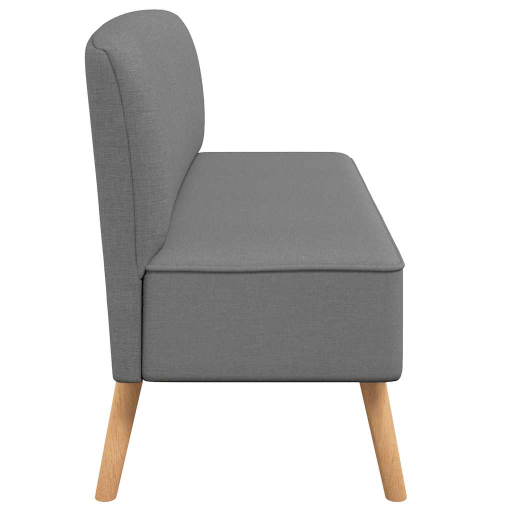 Sofa Fabric 117x55.5x77 cm Light Grey